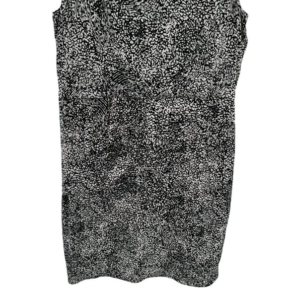 Apostrophe Womens Black White Patterned Sleeveless knit Dress Size XL lined - Picture 9 of 11